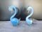 Cisnes azules de cristal de Murano. Juego de 2, Imagen 2
