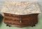 20th Spanish Dresser in Carved Wood with Marble Top and Four Drawers, Image 6