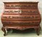 20th Spanish Dresser in Carved Wood with Marble Top and Four Drawers, Image 3