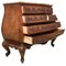20th Spanish Dresser in Carved Wood with Marble Top and Four Drawers, Image 2