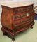 20th Spanish Dresser in Carved Wood with Marble Top and Four Drawers, Image 4