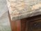20th Spanish Dresser in Carved Wood with Marble Top and Four Drawers, Image 7
