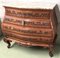 20th Spanish Dresser in Carved Wood with Marble Top and Four Drawers 5