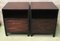 20th Century Ebonized Macassar Nightstands or Side Tables with One Door, Set of 2 3