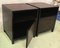 20th Century Ebonized Macassar Nightstands or Side Tables with One Door, Set of 2 9