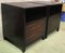 20th Century Ebonized Macassar Nightstands or Side Tables with One Door, Set of 2 4