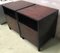 20th Century Ebonized Macassar Nightstands or Side Tables with One Door, Set of 2 5