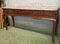 19th French Three Drawers Console Table with Marble Top 2