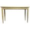 20th Century Painted Cream Beige Console Table 1