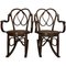 19th Century Bentwood Rocking Chairs in Style of Jacob & Josef, Set of 2, Image 1