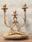 French Louis XVI Style 19th Century Three Scroll Arm Candelabras, Set of 2, Image 6