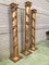 20th Century Spanish Carved Gilt Polychrome Wood Corinthian Columns, Set of 3, Image 2