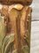 20th Century Spanish Carved Gilt Polychrome Wood Corinthian Columns, Set of 3 12