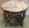 20th Century Spanish Side Table with Siena Marble and Carved Base by Mariano Garcia 5