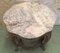 20th Century Spanish Side Table with Siena Marble and Carved Base by Mariano Garcia 4