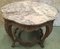 20th Century Spanish Side Table with Siena Marble and Carved Base by Mariano Garcia 3