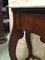 20th Century Marble Top Walnut Console Table with Drawer, Image 6