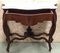 20th Century Marble Top Walnut Console Table with Drawer, Image 4