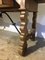18th Century Baroque Farm Refectory Desk Table with Two Drawers & Stretchers 11