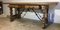 18th Century Baroque Farm Refectory Desk Table with Two Drawers & Stretchers 5