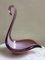 20th Century Italian Murano Glass Swan Sculpture in Purple 4