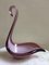 20th Century Italian Murano Glass Swan Sculpture in Purple, Image 4