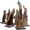Figuras policromadas que representan las procesiones de Semana Santa. Juego de 6, Imagen 1