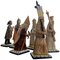 Figurines Polychromes Représentant les Processions de la Semaine Sainte, Set de 6 1