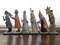 Figuras policromadas que representan las procesiones de Semana Santa. Juego de 6, Imagen 3
