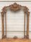 Renaissance Style Carved and Gilded Walnut Pier Mirror and Console Table, Set of 2 3