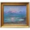 Mid-Century Oil Painting of Sunrise at Sea by Arnedo Linares, Spain 1