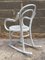 20th Century White Patina Bentwood Rocking Chair, Image 6