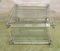 Mid-Century Square Acrylic Glass Coffee Table 4