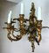French 19th Century Gilded Bronze Wall Sconces, Set of 2, Image 6