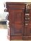 19th Century Victorian Mahogany Palm Impressionist Pedestal Desk 7