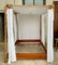 Mid-Century Bamboo Canopy Four Poster Bed with Curtains 2