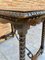 19th Century Spanish Walnut Side Table with Turned Legs and Beveled Top, Image 11