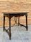 19th Century Spanish Walnut Side Table with Turned Legs and Beveled Top, Image 3