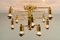 Skulpturale Deckenlampe mit 12 Leuchten von Gaetano Sciolari für Leola 3