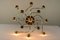 Lámpara de techo escultural con 12 luces de Gaetano Sciolari para Leola, Imagen 5