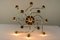 Sculptural Ceiling Lamp with 12 Lights by Gaetano Sciolari for Leola, Image 5