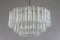 Vintage Glass Tube Chandelier from Doria Leuchten, 1960s 7