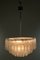 Vintage Glass Tube Chandelier from Doria Leuchten, 1960s 4