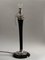 Art Deco French Black Nickel Table Lamp from Mazda, 1920s 12