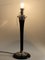 Art Deco French Black Nickel Table Lamp from Mazda, 1920s 13