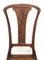 Art Nouveau French Walnut Side Chair in the style of Louis Majorelle, 1900s 7
