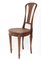 Art Nouveau French Walnut Side Chair in the style of Louis Majorelle, 1900s 4