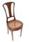 Art Nouveau French Walnut Side Chair in the style of Louis Majorelle, 1900s 3