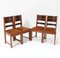 Art Deco Haagse School Oak Dining Room Chairs, 1920s, Set of 4, Image 1