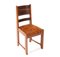 Art Deco Haagse School Oak Dining Room Chairs, 1920s, Set of 4, Image 10